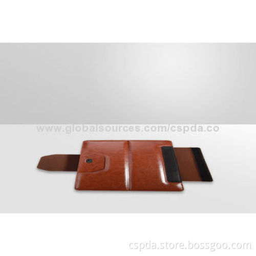 Fast Shipment Brown Book Folio Tablet PC Keyboard Case Design for Microsoft Surface Pro 3